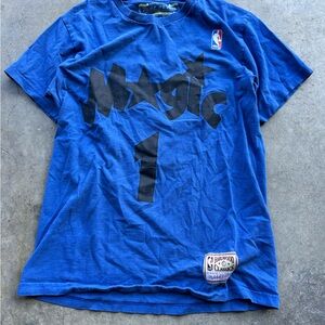 Blue Tracy McGrady Mitchell and Ness hard wood classic jersey shirt